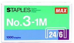 MAX Tűzõkapocs MAX 24/6 1000 darabos (2M3-1M) - tonerpiac