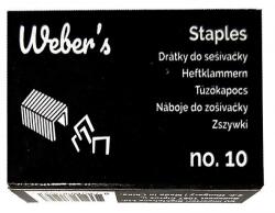 WEBER S Tűzõkapocs WEBER`S No. 10 1000 darabos - tonerpiac