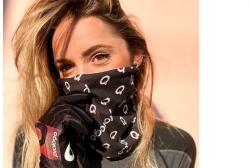 Prologo Bandana csősál, unisize, fekete-fehér