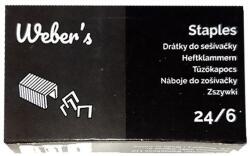 WEBER S Tűzõkapocs WEBER`S 24/6 1000 darabos - tonerpiac