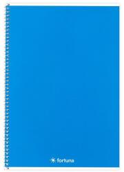 Fortuna Spirálfüzet vonalas FORTUNA Monocolor A/4 70 lapos kék (01.02131) - tonerpiac