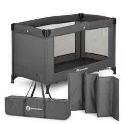 PETITEMARS PETITE&MARS Utazóágy Koot Lite Dark Grey - vitalcafe