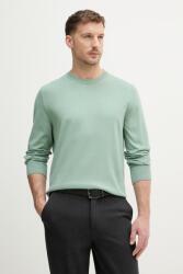 HUGO BOSS pamut pulóver Upacas-L - zöld S