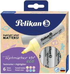 Pelikan Textmarker Pelikan Pastel Eco set 6 culori (823432)