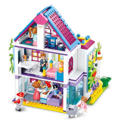 Sluban Set de construcție Sluban Girls Dream M38-B0974 - Vilă distractivă