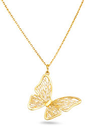 Heratis Forever Anker nyaklánc pillangóval, 14K, sárga arany IZ31762