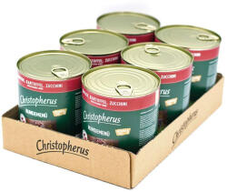 Christopherus Christopherus Dog konzerv menü rénszarvas, burgonya, cukkini 6x800g