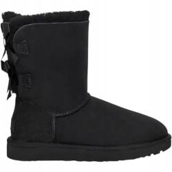 UGG Női cipő Ugg Bailey Bow II 1016225-BLK fekete velúr bőr 37 (1016225-BLK)