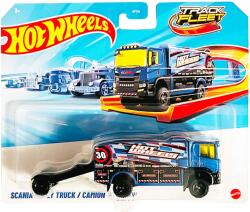Mattel Hot Wheels: Camion transport Scania Rally Truck, scară 1/64 - Mattel (HYT56/JMK06)