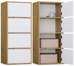  Alma Komód Fehér Előlappal Artisan Tölgy Korpussal