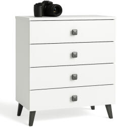  Mobi K-04 Fekete Fehér Komód