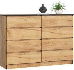  Komód K140 8sz Clp Tölgy Craft