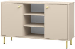  Kétszárnyú Venus komód, kasmír, arany fém lábak