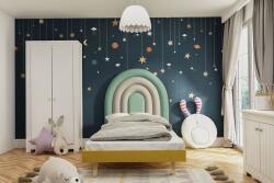 Ourbaby® Duha kárpitozott panel - Menta / bézs