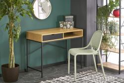 Halmar B50 íróasztal természetes / fekete