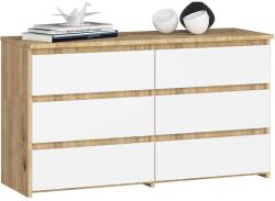  Cl100 6sz Pk Komód Artisan Tölgy / Fehér