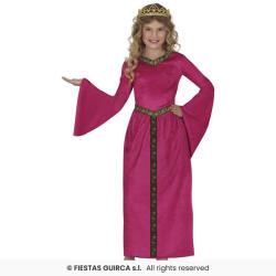 Fiestas Guirca Bársony Lady, gyermek jelmez, 7-9 éveseknek