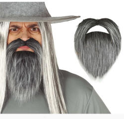 Fiestas Guirca Szürke szakáll és bajusz, öntapadós