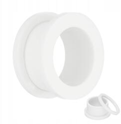  Akril Füldugó Lecsavarható Fehér 10mm (TP010-WHITE10mm)
