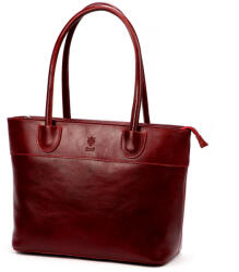 Florence 12 bordó női bőr kézitáska 40 x 27 x 16 cm (60566)