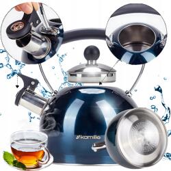 Kamille Hagyományos Vízforraló Gázsíppal Indukciós Kamille (KM0872)