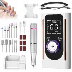 Bedee Elektromos Körömmaró Gép 13AZ1BEN 45000RPM LCD Csendes Motorral És Alacsony (227s)