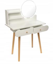 Klubfotel Skandináv stílusú pipere asztal fehér asztallappal