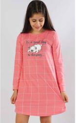 Vienetta Gyerek hosszú ujjú hálóing Sleeping Day, lazac színű, 15-16 (CS40592---15-16)