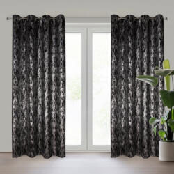 Takoy Draperie gata făcută ELISE din țesătură tip dimout cu imprimeu strălucitor 140 x 250 cm