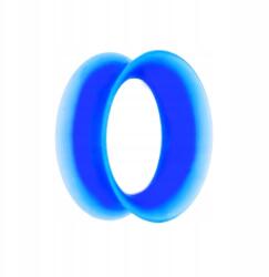  Vékony Szilikon Nyereg Alagút Piercing Ékszer, Kék, 30mm (TP2026-BLUE30mm)