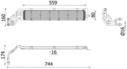 MAHLE Chladič motora MAHLE CR 2697 000P (CR 2697 000P)