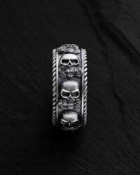 Reytel Ezüst gyűrű Skull And Rose 21 (2990430490213)