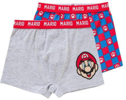 Fashion UK Super Mario Power gyerek boxeralsó 2 darab/csomag 5 év / 110 cm 85FKC545855 (85FKC545855)