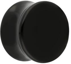  Plug Akril Drum Nyereg Piercing Alagutak Füldugók Fekete 30mm (PJ071-BLACK30mm)