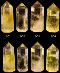  Obelisc din citrin de Ural 59-86 x 22-34 x 16-32 mm - Nuanta aurie naturala pentru decor energetic si inspiratie -1 Buc