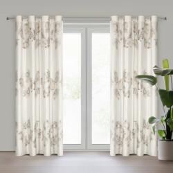 Takoy Kész velúr sötétítő függöny IDALIA árnyékolt levélmintával 140 x 250 cm