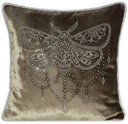 Takoy Bársony díszpárnahuzat ROYAL 8 kristály pillangómintával