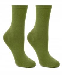 Marilyn Pamut zokni Marilyn Forte 58 méret 36/40 oliva Oliv (Skarpetki damskie bawełniane gładkie polskie)