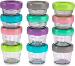 Melli Melii Üveg ételtárolók 12 db