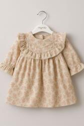 SuperBaby Rochie MyMio cu imprimeu floral si volane decorative, model elegant si confortabil pentru fetite