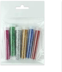  Csillámpor 3 gramm 6 Szín Vegyesen 6 db/cs