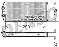 DENSO Výmenník tepla vnútorného kúrenia DENSO DRR07005 (DRR07005)