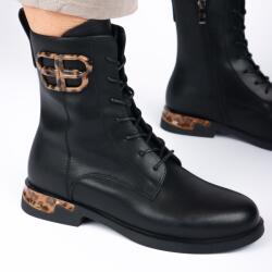 Artiker Női tornacipő Artiker 57C1064 bőr fekete 37-es méret (57c1064)