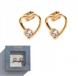  Szívecskés Fülbevaló Swarovski kristályokkal - Valentin Napi Trend (Trendz Swarovski)