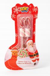  Loc Christmas Candy Set - Cukorpálcák, Nyalókák és Habok Marshmallow 120 g