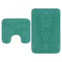 VidaXL Set covorașe baie, 2 buc. , textil, turcoaz (133236) - izocor Covor baie
