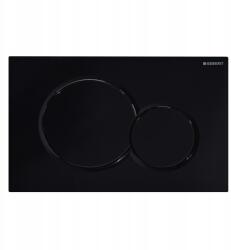 Geberit Öblítőgomb WC-hez Geberit Sigma 01 fekete fényes 115.770. DW. 5 (115.770.DW.5)