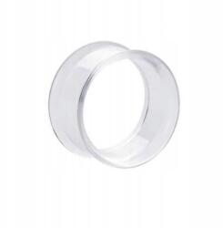  Akril Nyereg Alagút Könnyű Átlátszó Piercing Fülbevaló Színtelen 12mm (TP21168-CLEAR12mm)