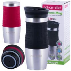 Kamille Termosz acél teás-kávés bögre légmentesen záródó Kamille 380ml (KM2069)