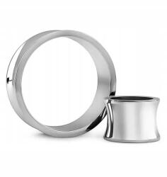  Fém Nyereg Alagút Vastag Falú Ezüst 10mm (TP154-SILVER10mm)